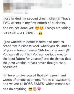 Second Dream Client!